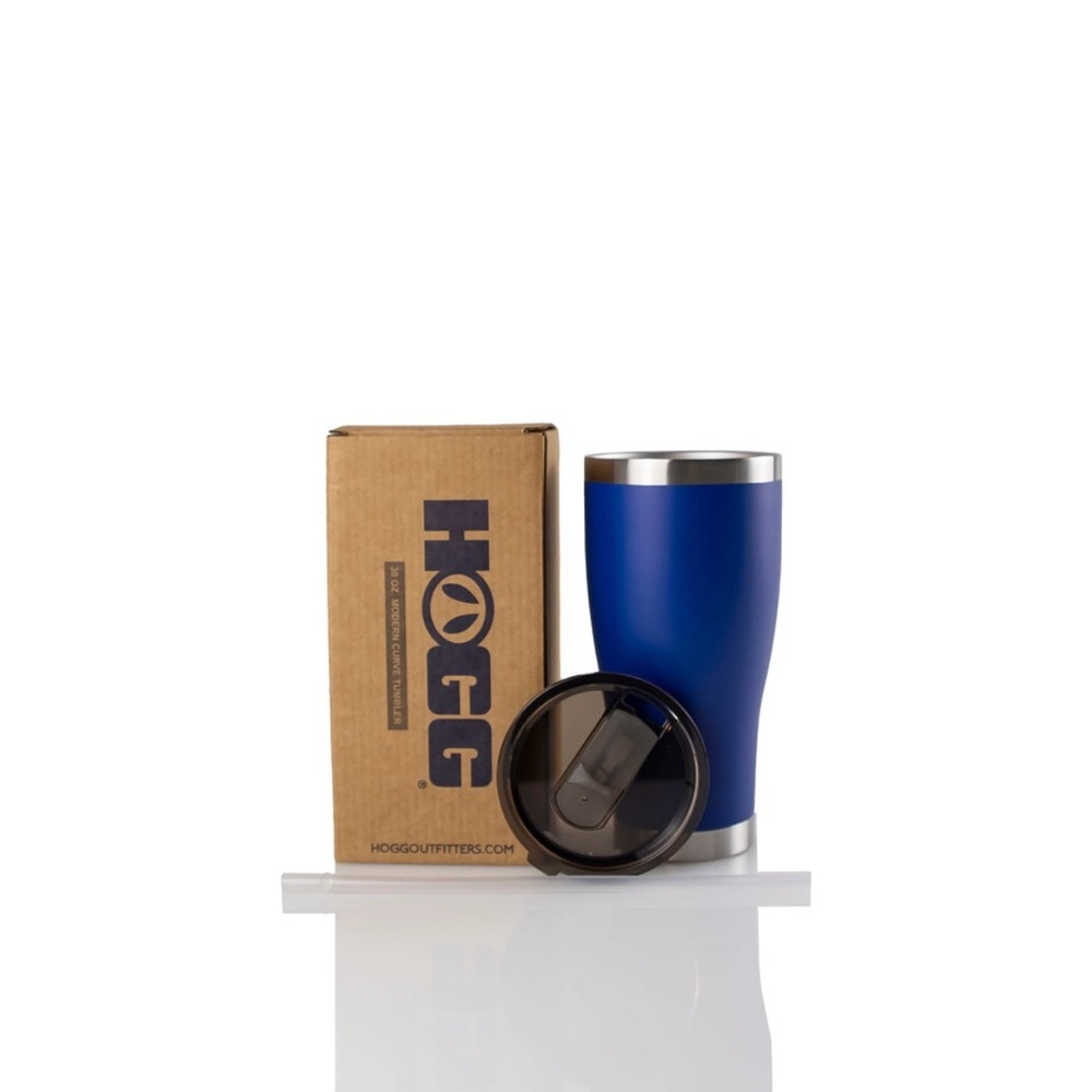 Royal Blue 30 oz Insulated Stainless Steel Tumbler with Straw